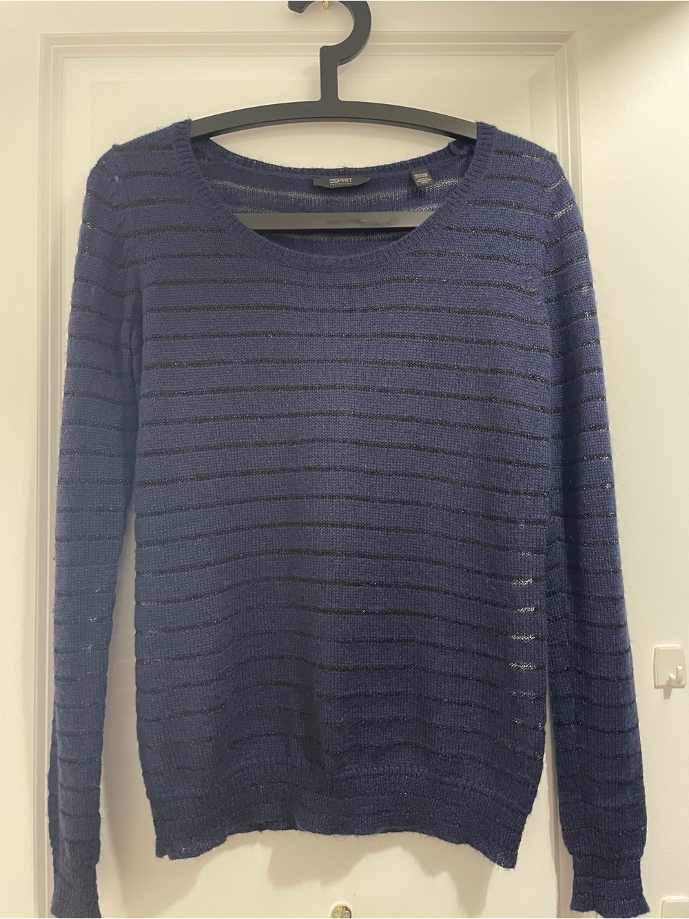 Esprit Navy Striped Crewneck Sweater